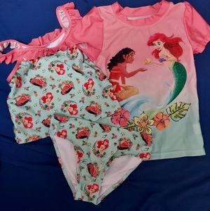 Girls Disney swimsuit size 6/7